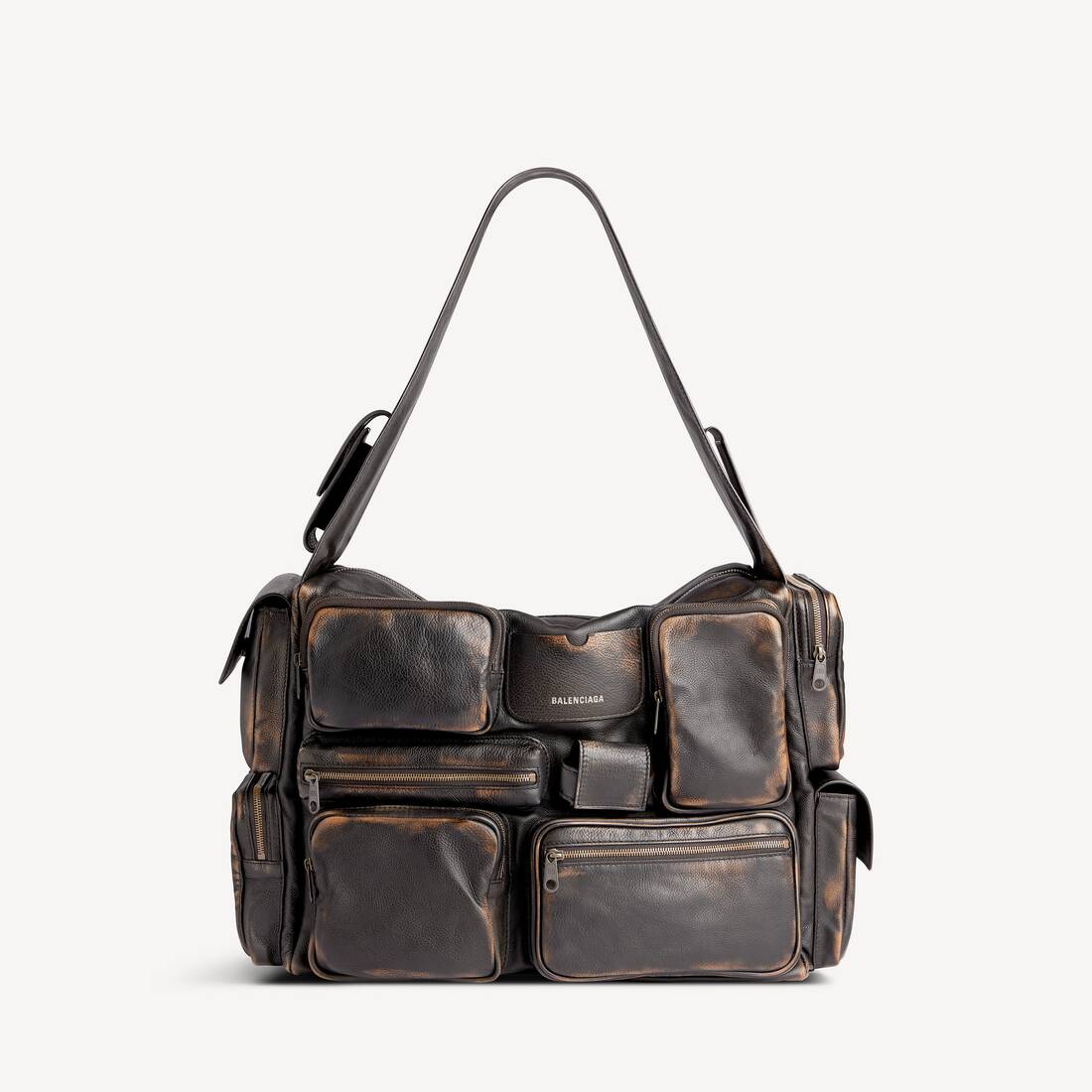 Men's Superbusy Sling Bag Large in Brown