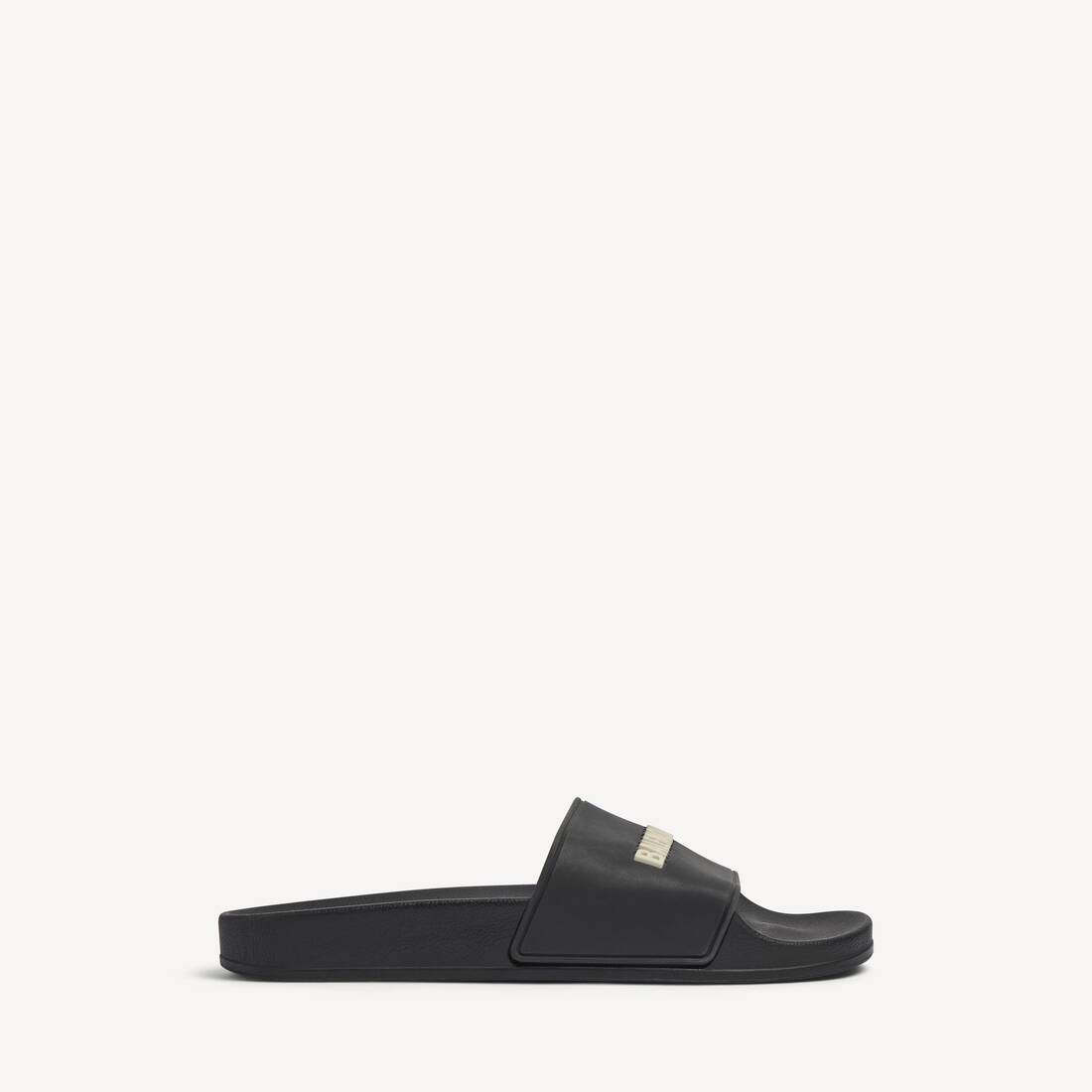 Men's Pool Slide Sandal in Black/white