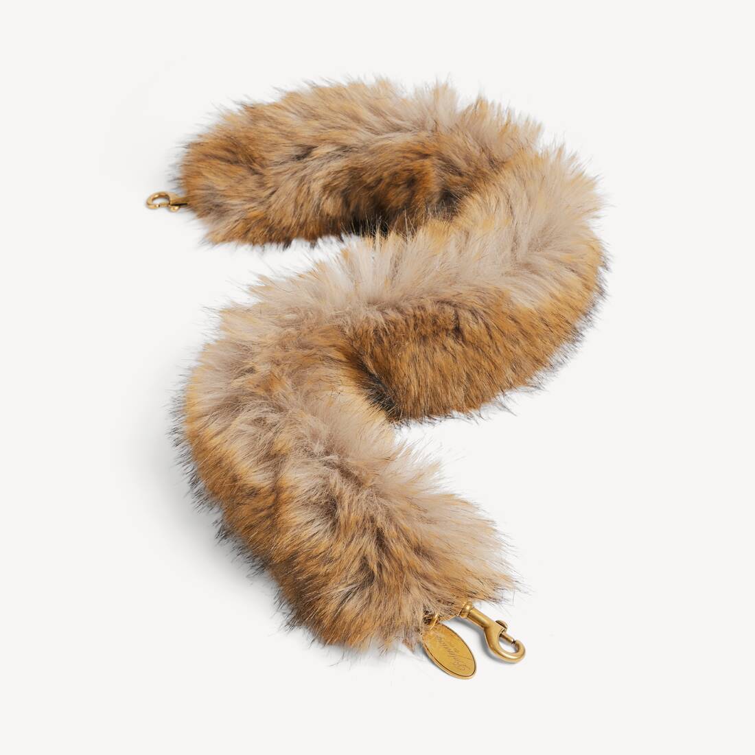 Women's Faux Fur Strap in Cream