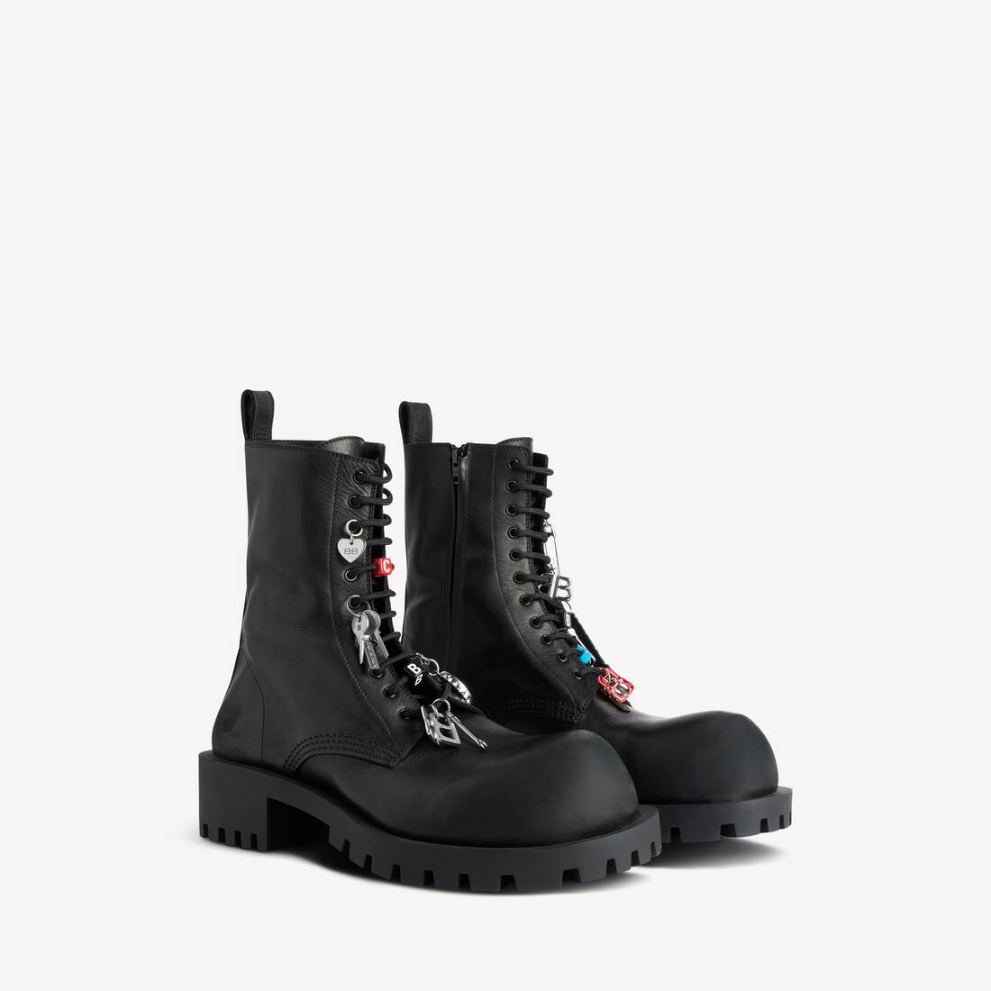 Men's Hummer Lace-up Bootie in Black