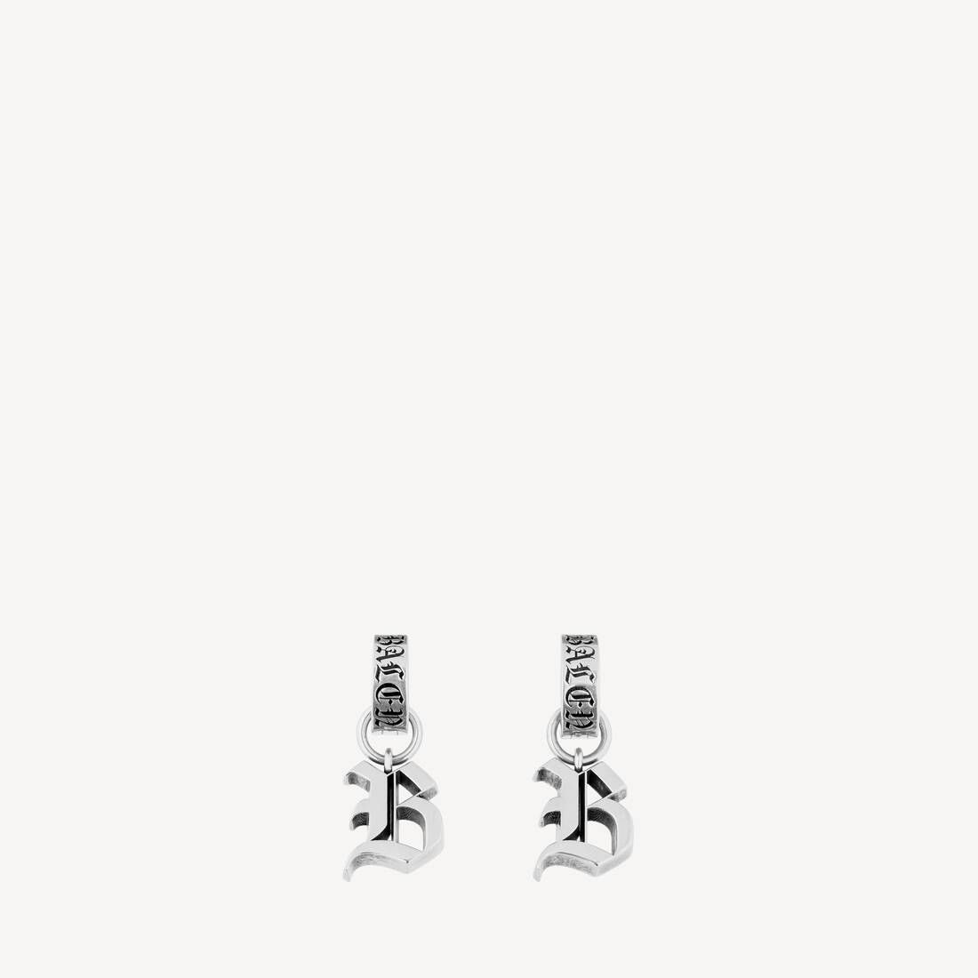 Men's Melrose B Xs Earrings in Antique Silver