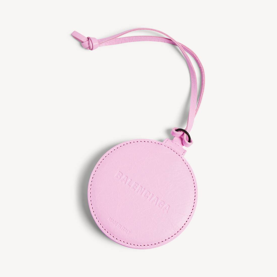 Women's Le City Round Mirror Charm in Bubbly Pink