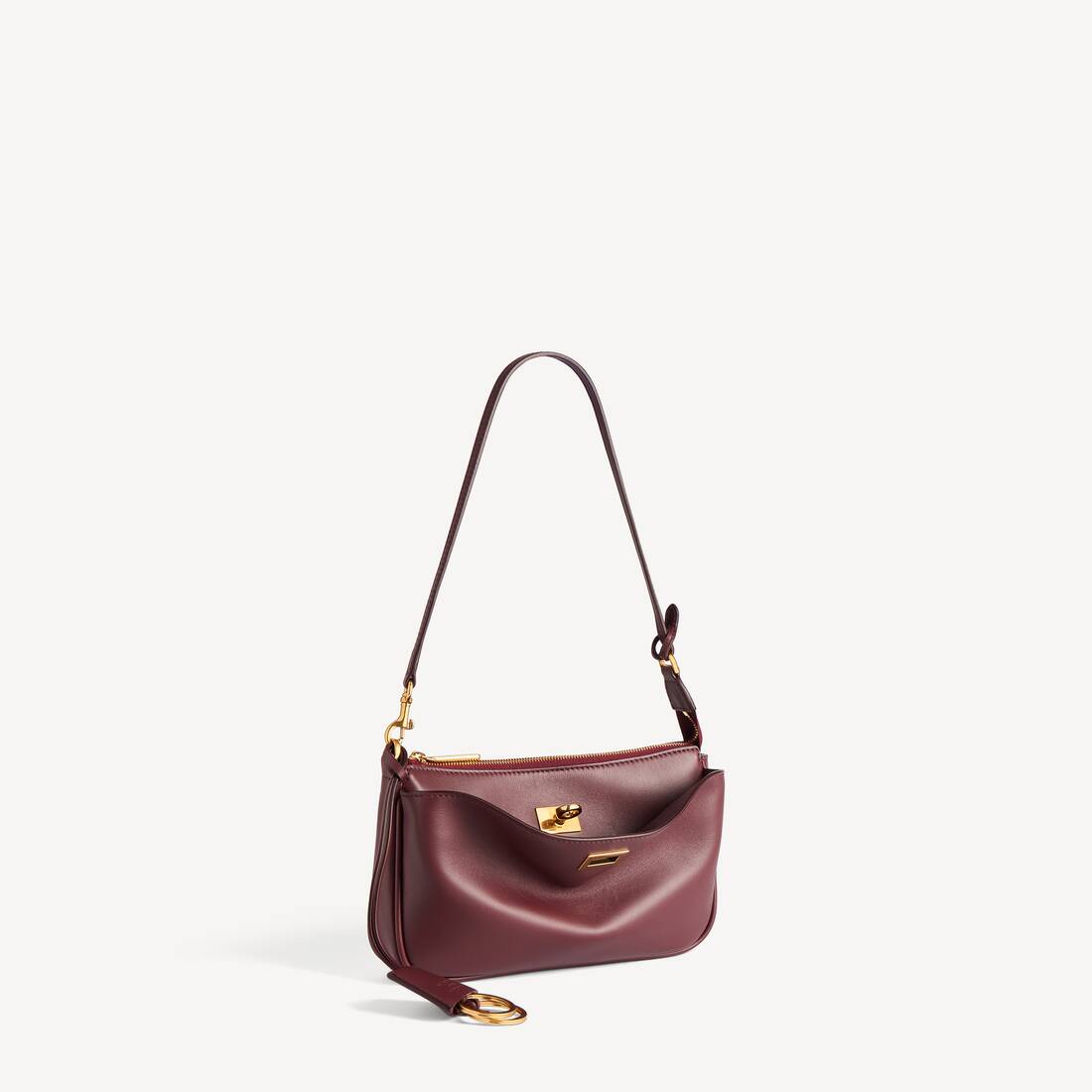 Women's Rodeo Sling Pochette in Dark Burgundy