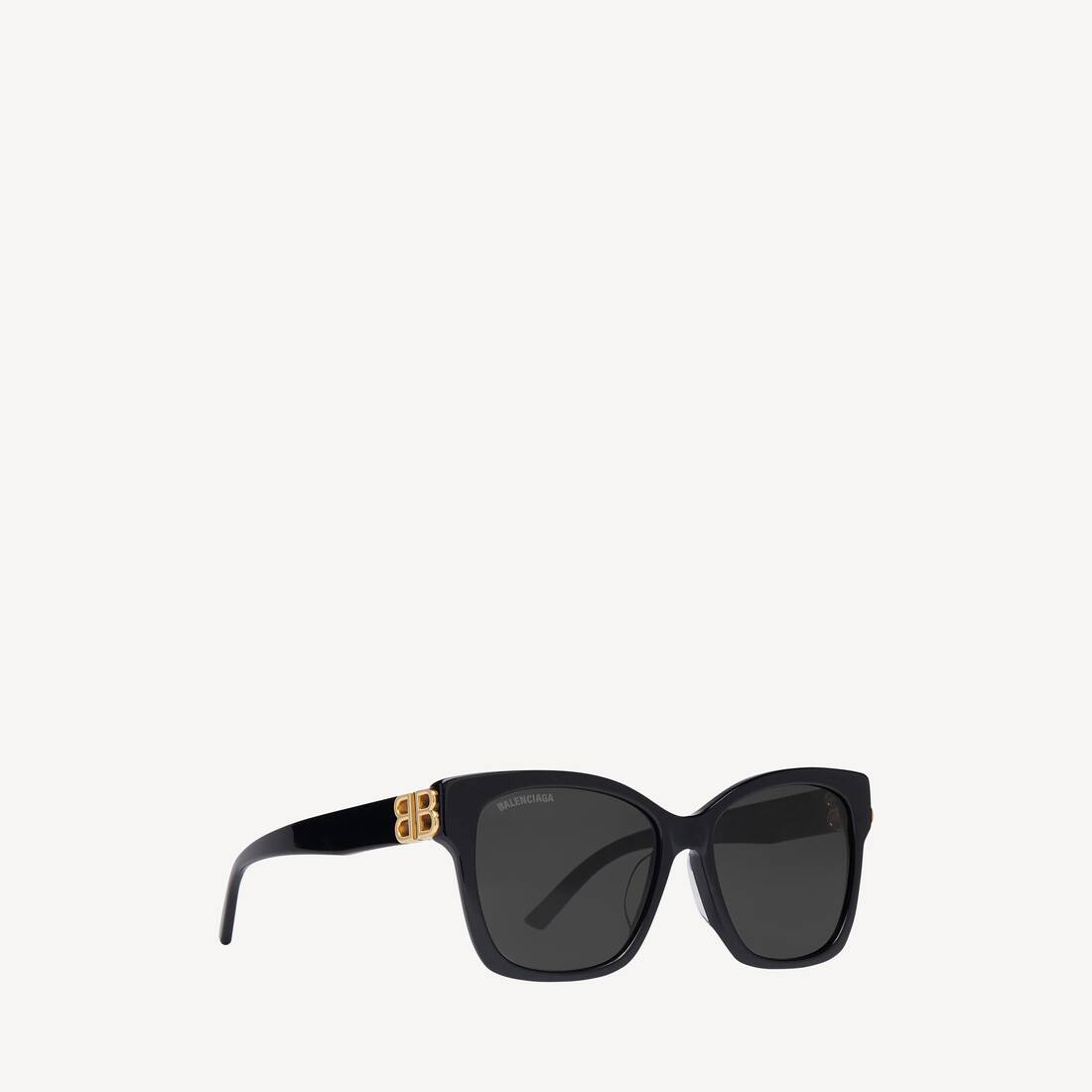 Dynasty Square Sunglasses in Black