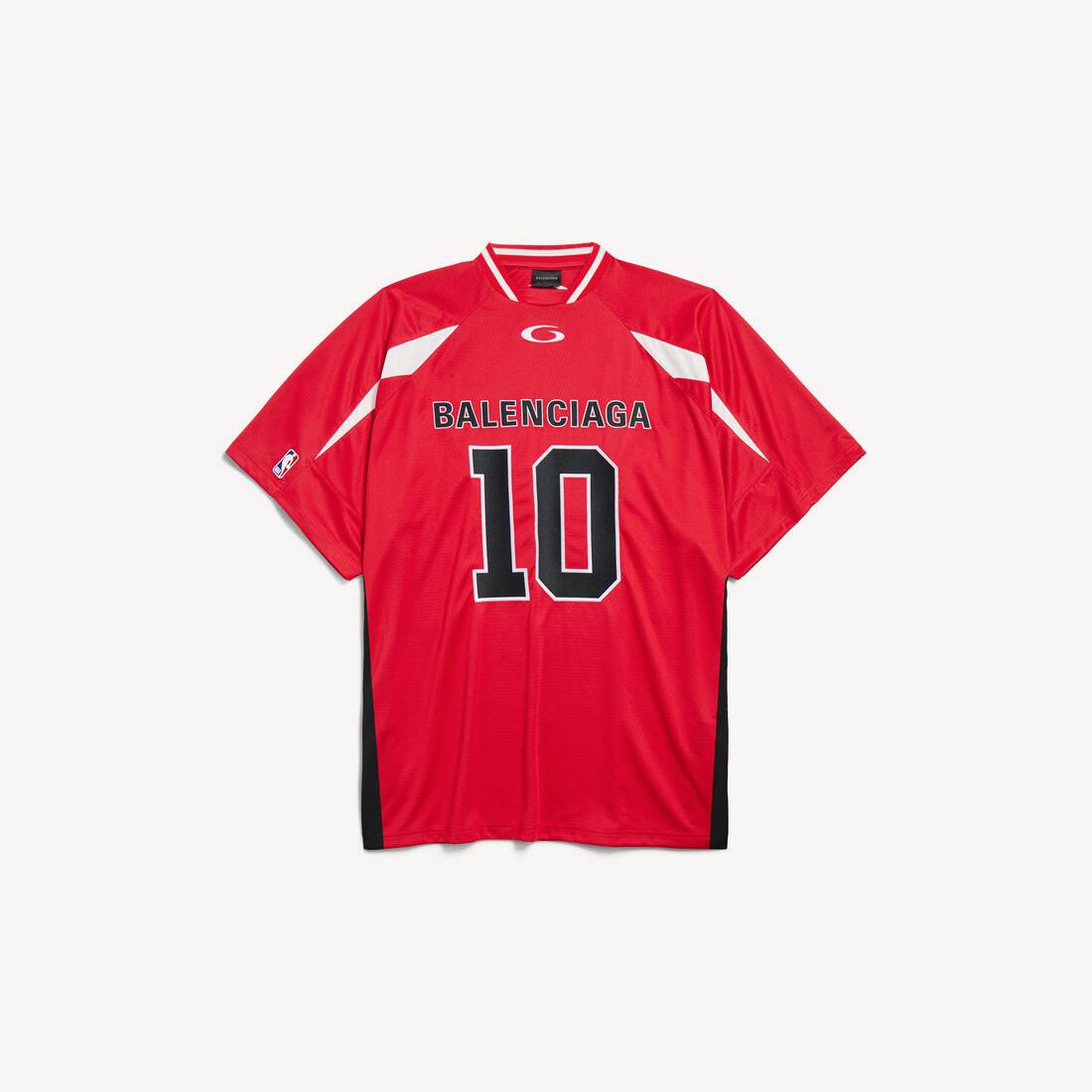 Men's Balenciaga | Nba Collaboration Oversized T-shirt in Red