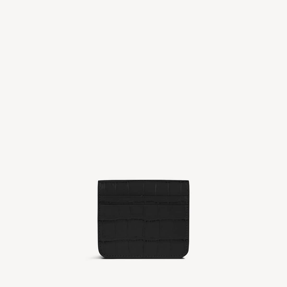 Men's Cash Flap Coin And Card Holder in Black