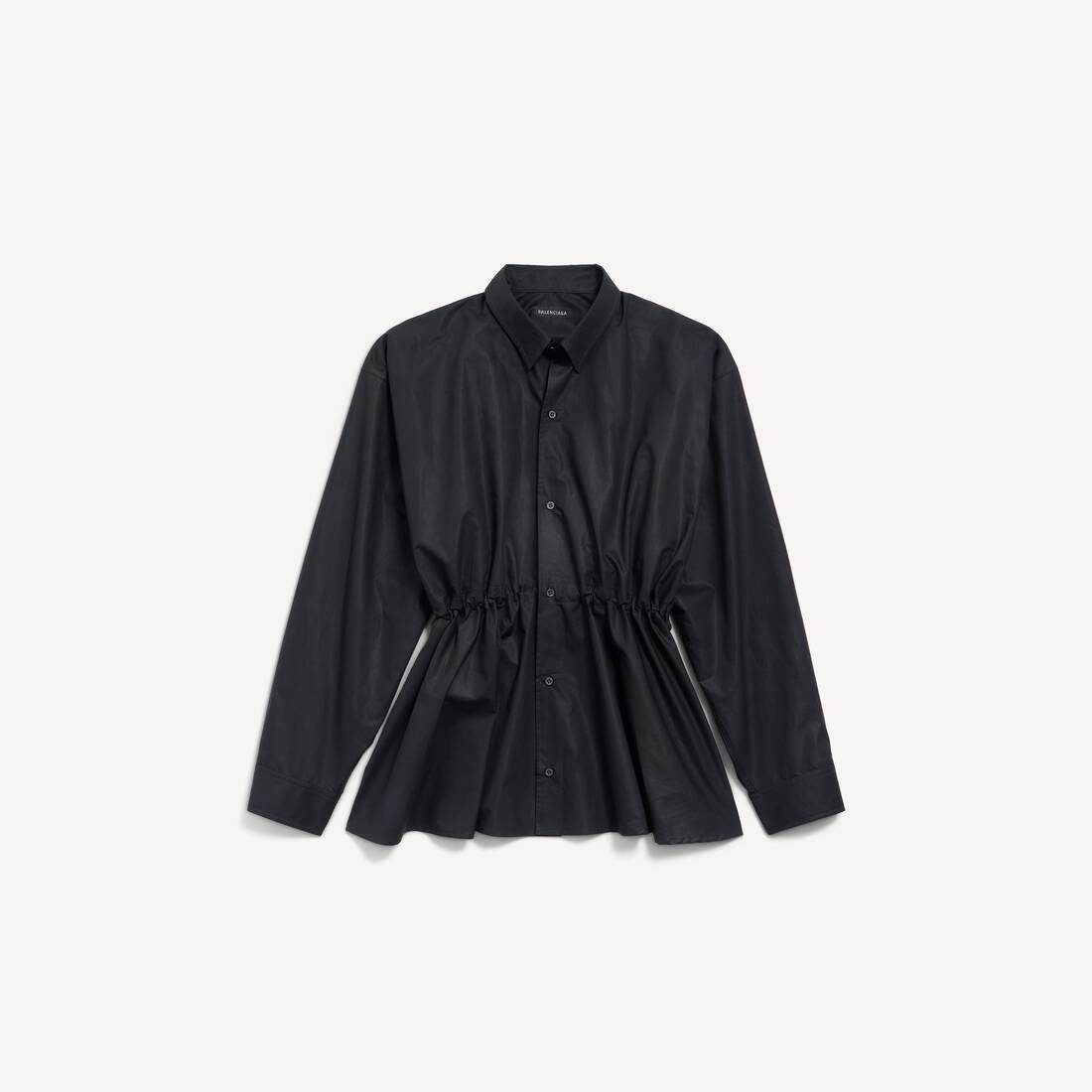 Women's Hourglass Shirt Dress in Black