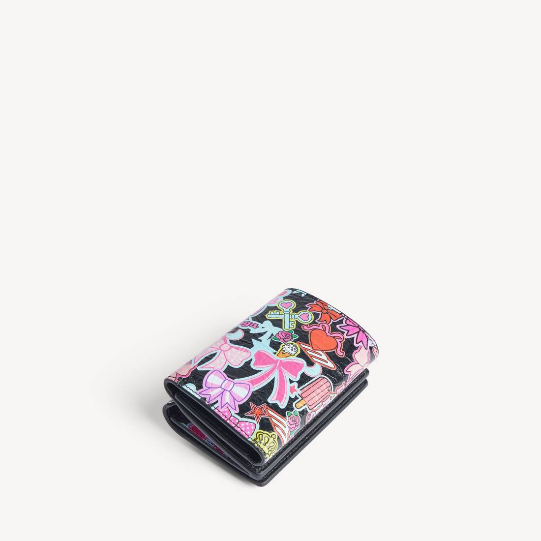 Women's Le City Mini Wallet in Black/multicolor