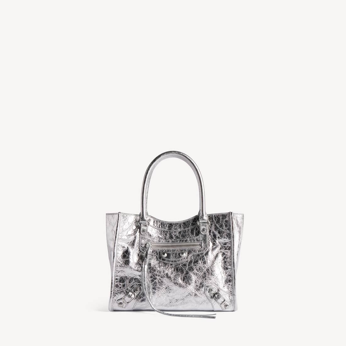 Women's Le City Tote Bag Mini in Silver