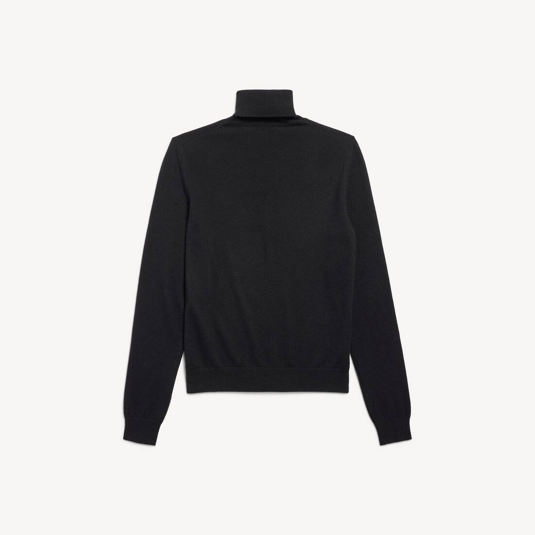 Men's Standard Turtleneck Sweater in Black