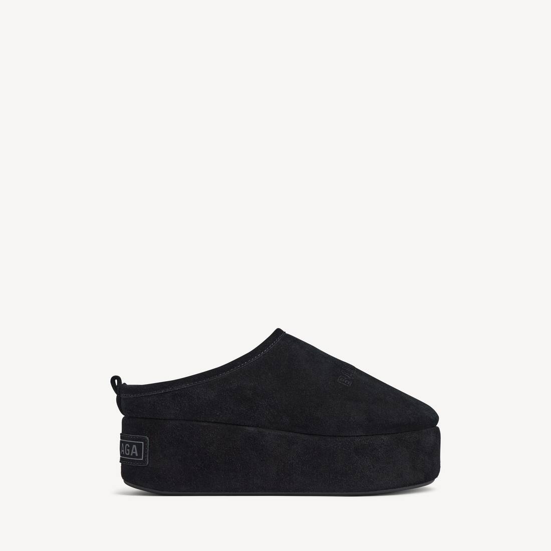 Women's Alaska Soft Platform Mule in Black