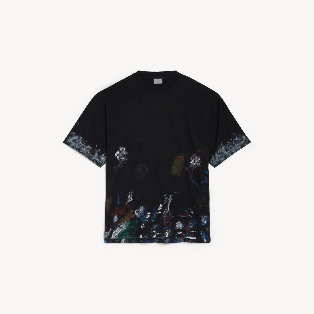 Men's Painter's Shirt T-shirt Medium Fit in Black