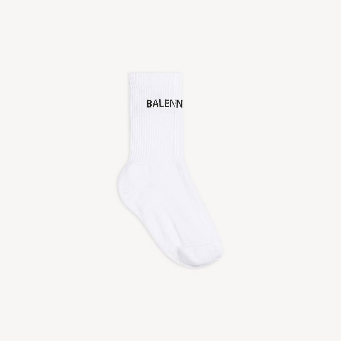 Men's Balenciaga Socks in White