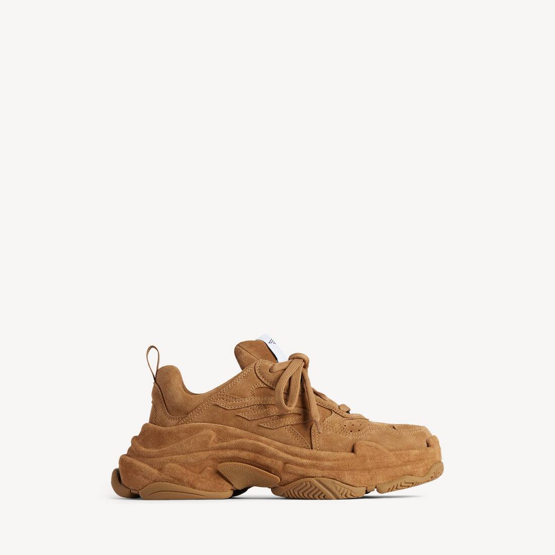 Women's Triple S Sporty Suede Sneaker in Brown