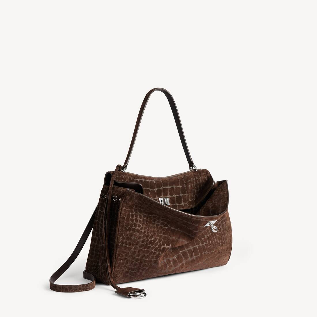 Women's Rodeo Handbag Medium in Dark Brown