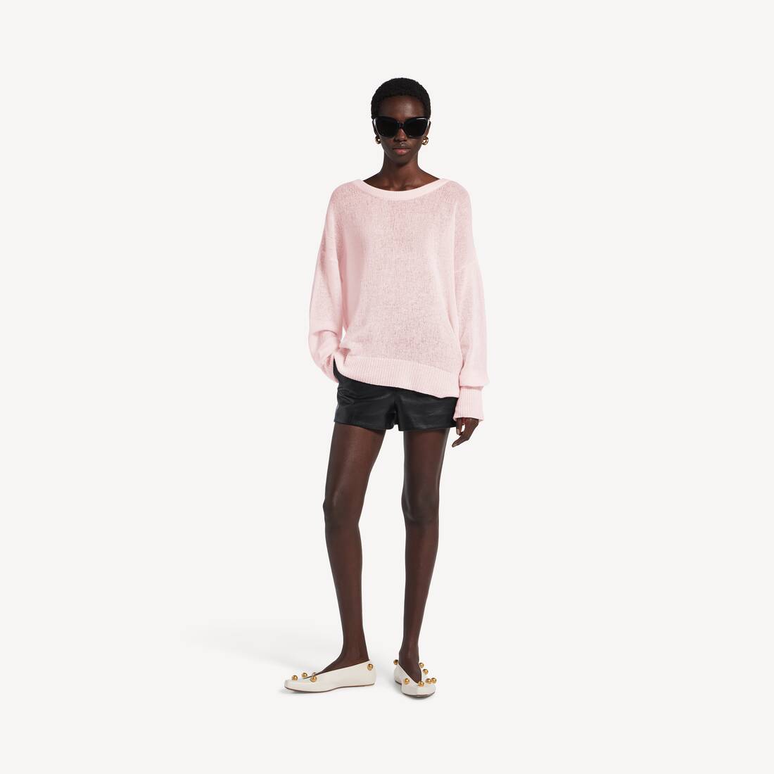Women's Sweater in Dusty Pink