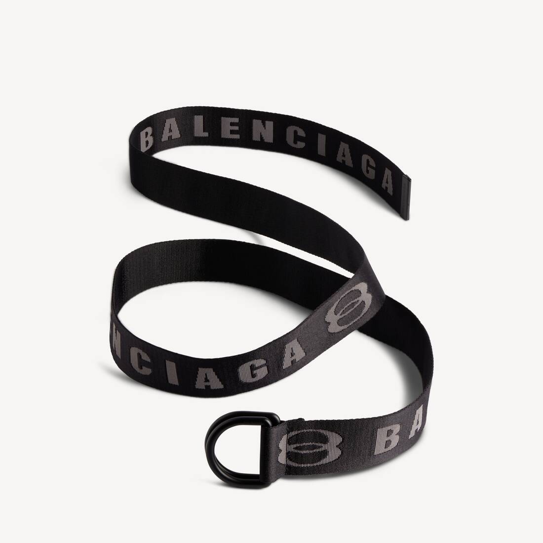 Men's D Ring Belt in Dark Grey
