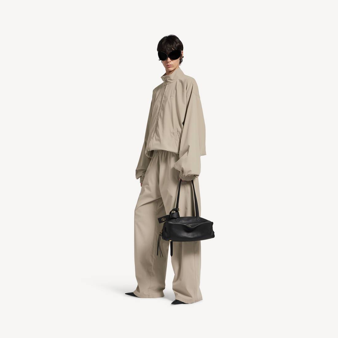 Women's Folded Tracksuit Jacket in Dune