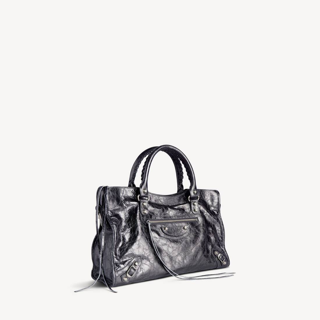 Women's Le City Bag Medium in Steel Grey