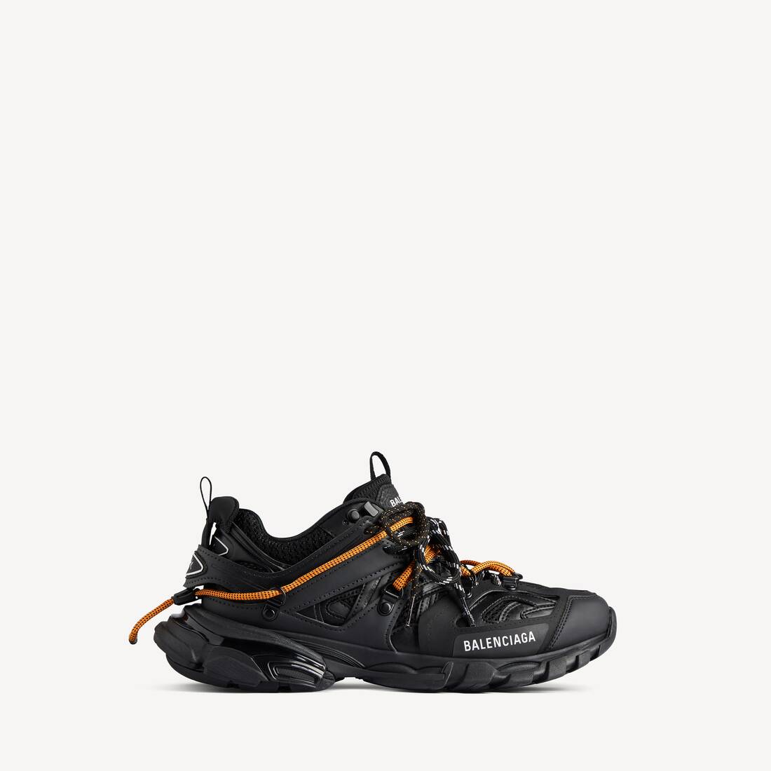 Men's Track Trail Laces Sneaker in Black/orange