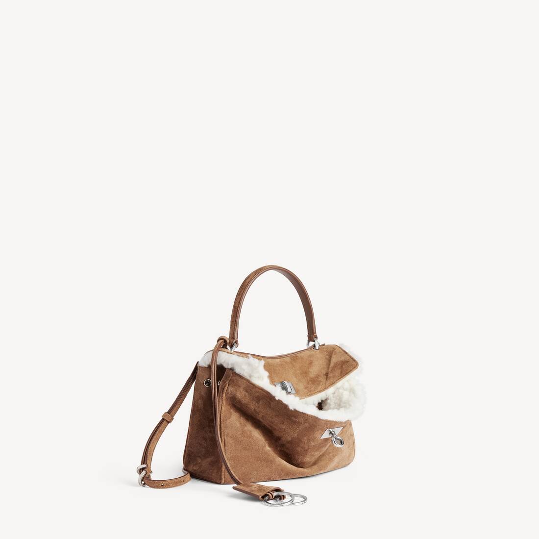 Women's Rodeo Handbag Mini in Noce/white