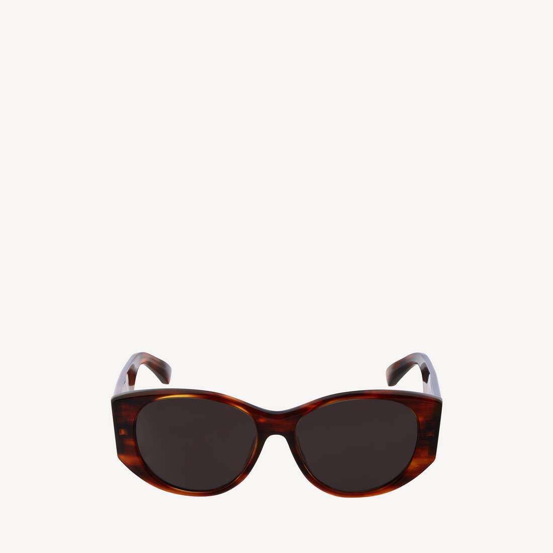 Nano Round Sunglasses in Brown Havana