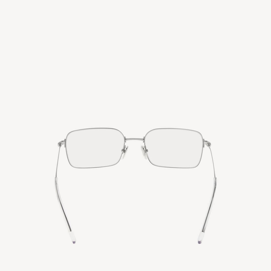 Invisible Rectangle Sunglasses in Silver