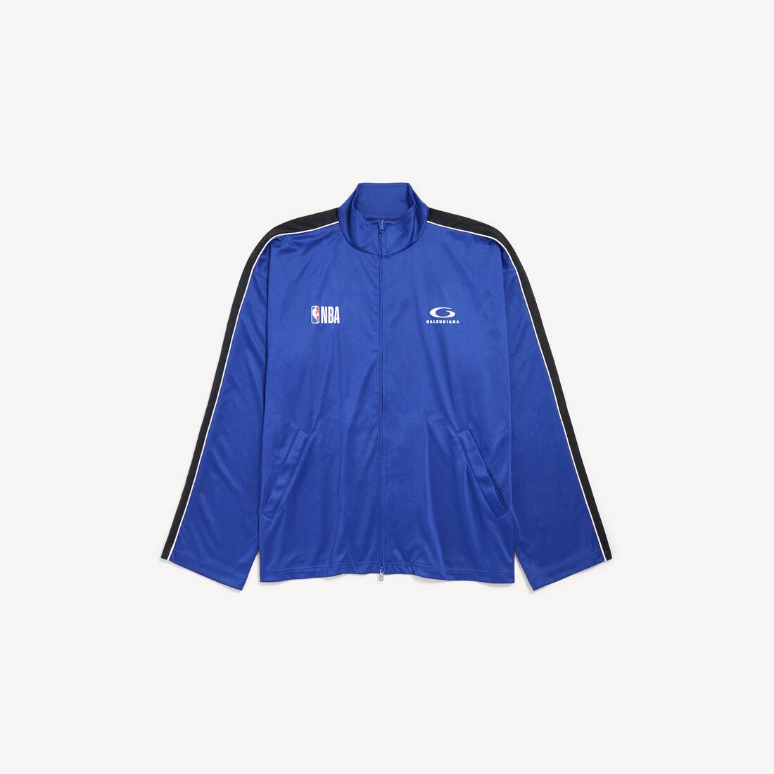Men's Balenciaga | Nba Collaboration Tracksuit Jacket in Blue/black
