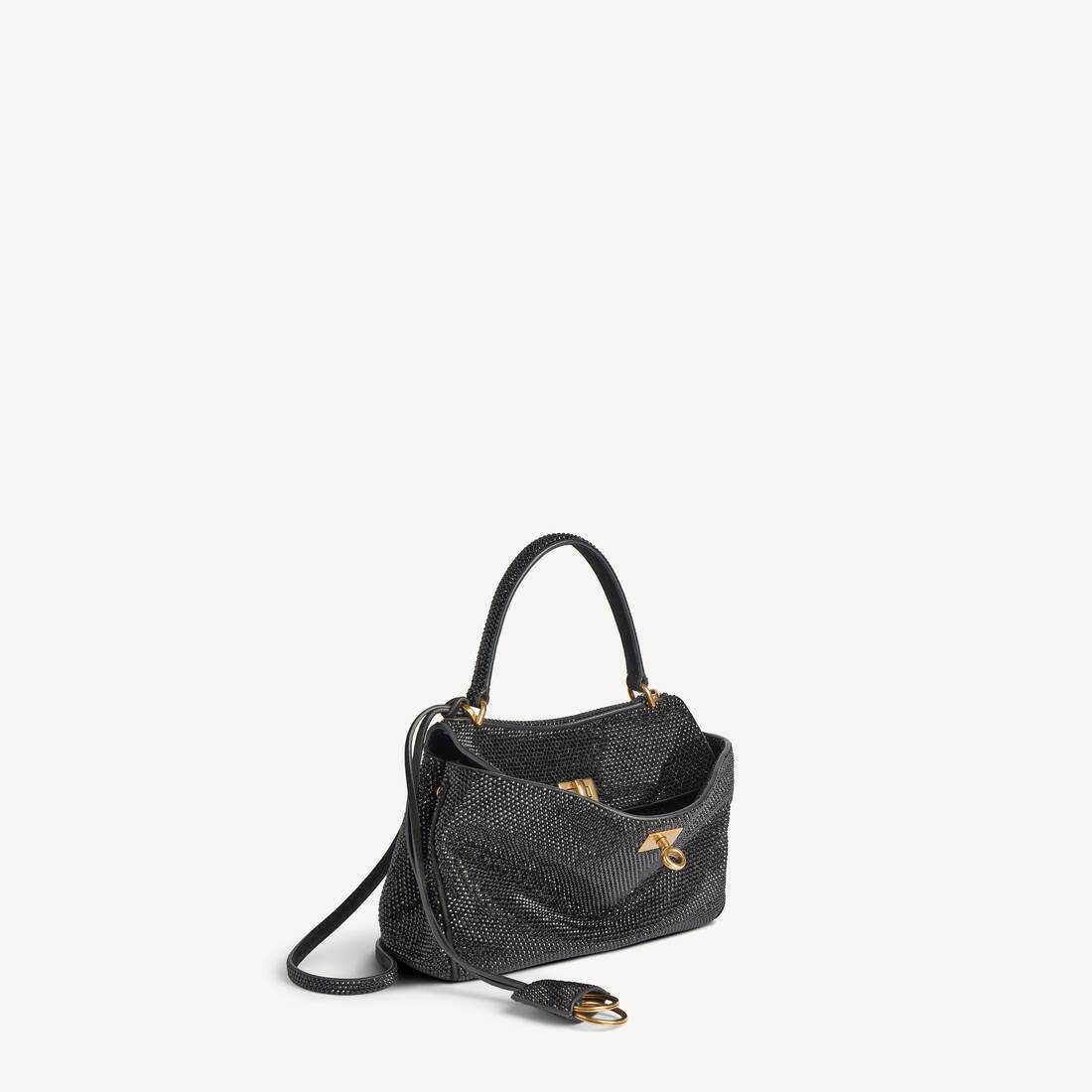 Women's Rodeo Handbag Mini With Rhinestones in Black