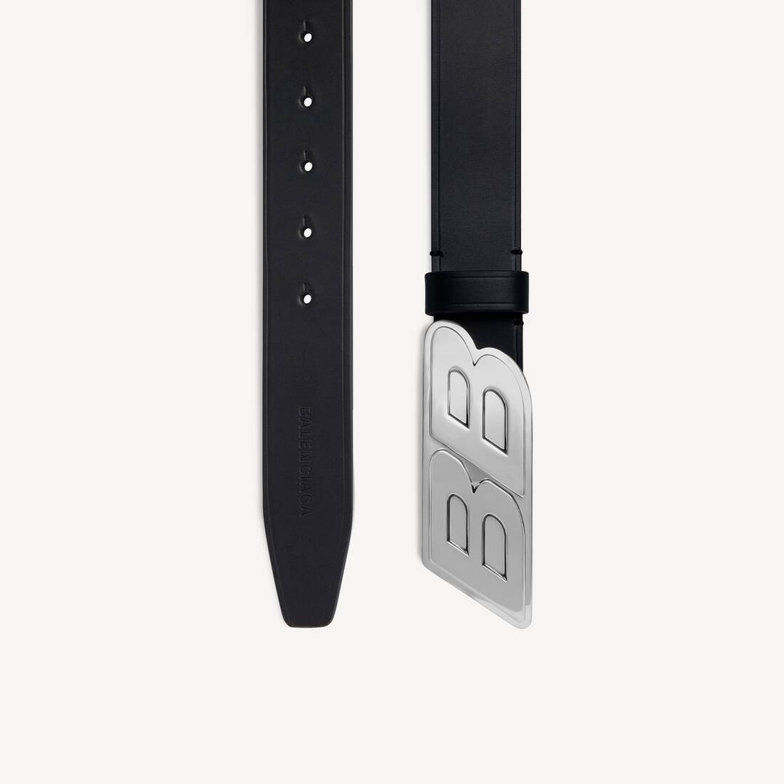 Men's Moto Logo Belt in Black