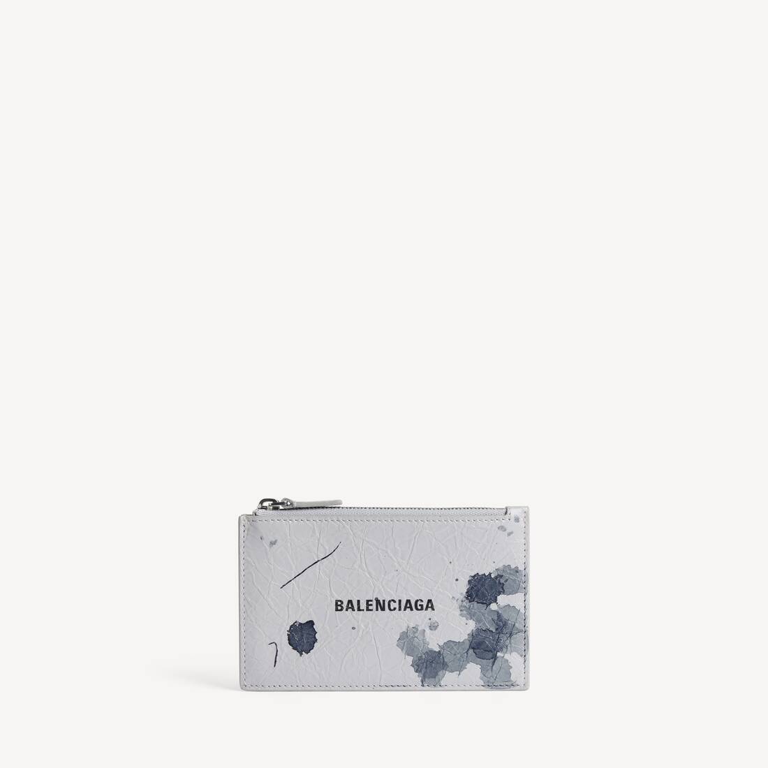 Men's Cash Long Coin And Card Holder in Light Grey