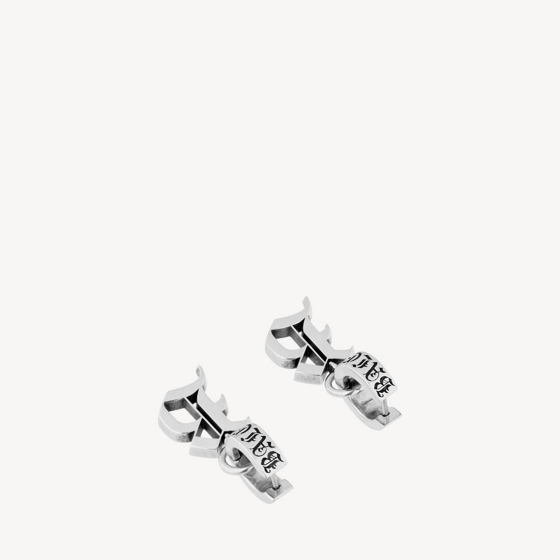 Men's Melrose B Xs Earrings in Antique Silver