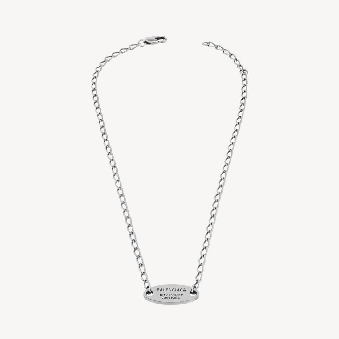 Everyday Necklace in Antique Silver