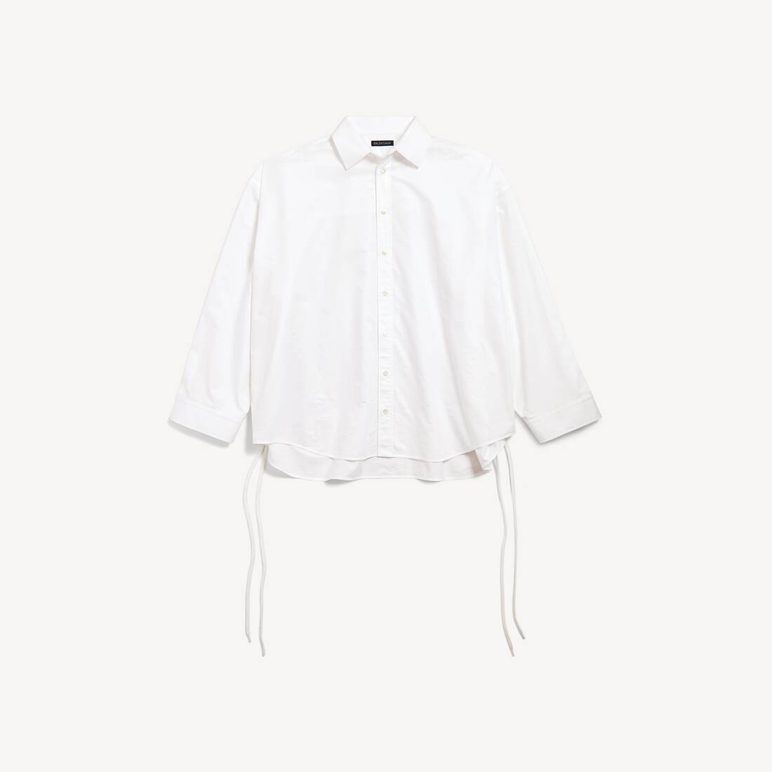 Women's Lace-up Shirt in White