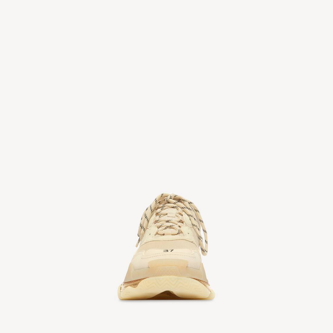 Women's Triple S Clear Sole Sneaker in Beige