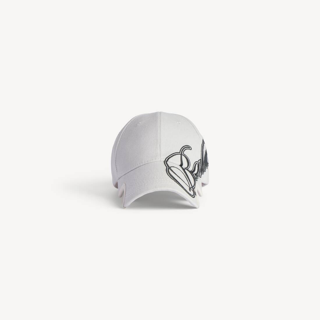 Men's Cursive Cap in Dirty White
