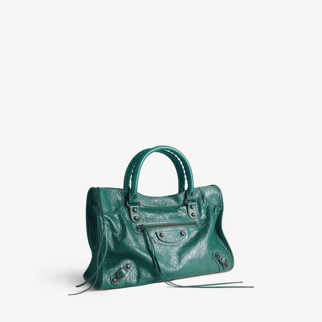 Women's Le City Bag Medium in Dark Emerald