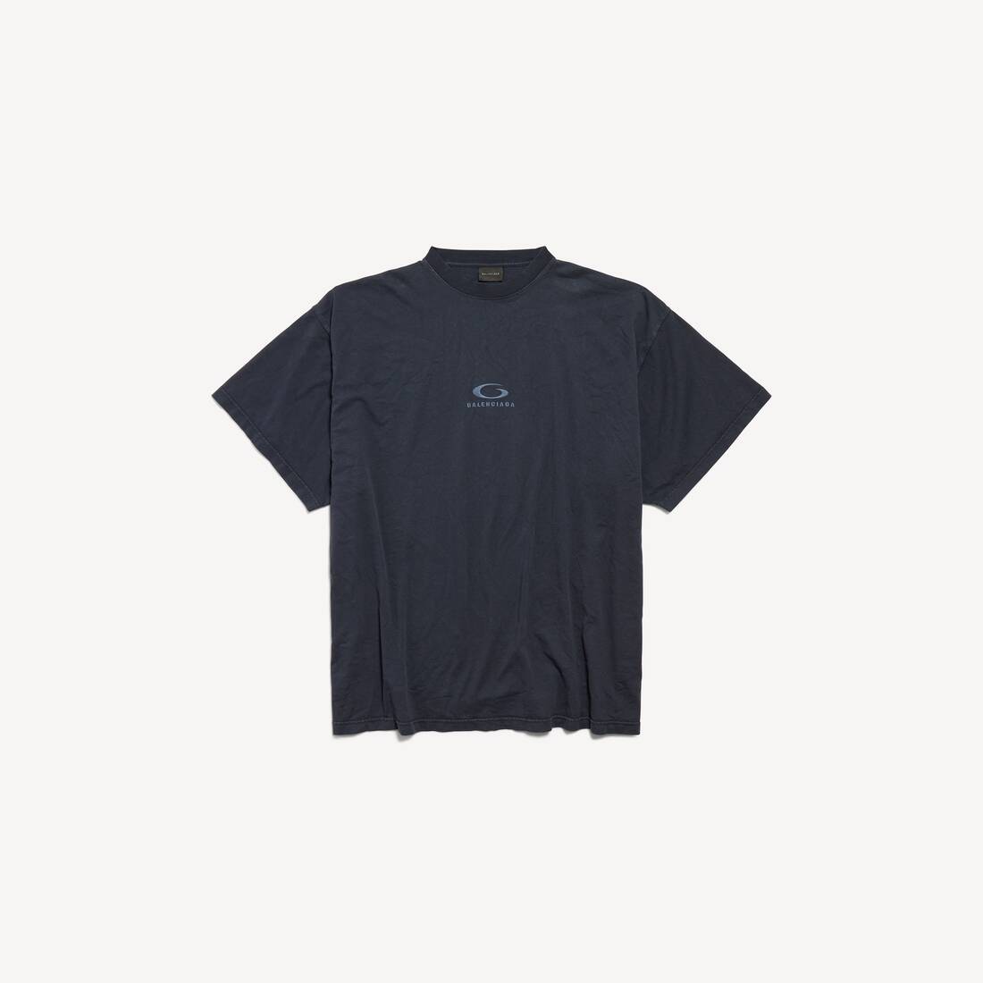 Men's Loop Sports Icon Oversized T-shirt in Faded Black