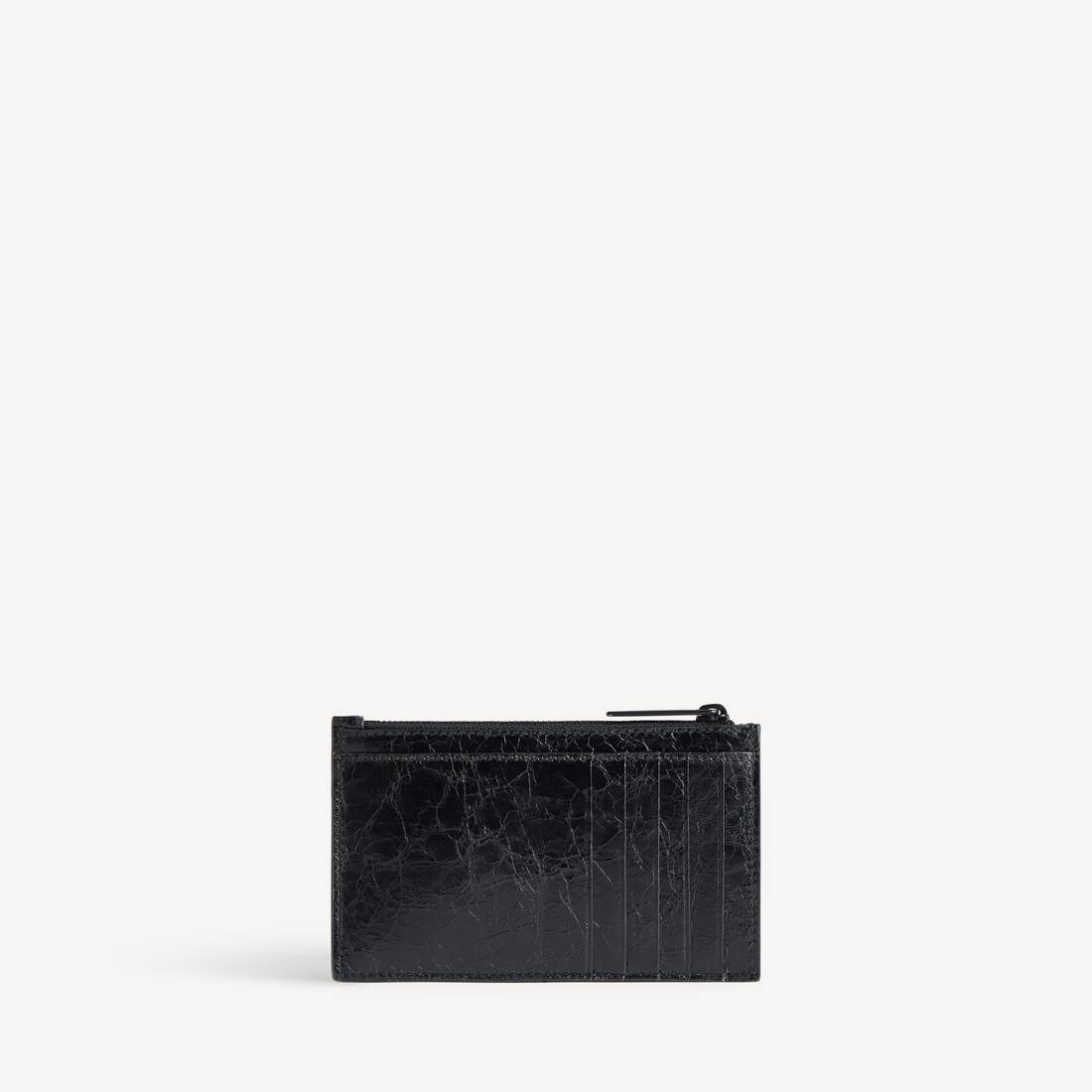 Men's Monaco Long Coin And Card Holder in Black