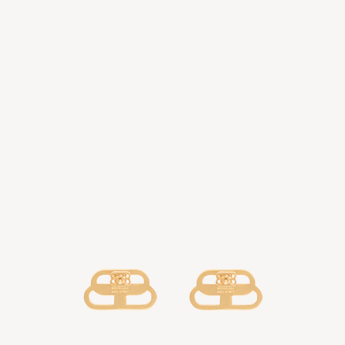 Women's Bb S Stud Earrings in Gold