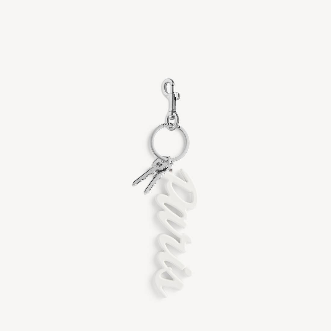 Charm/keychain Paris in White