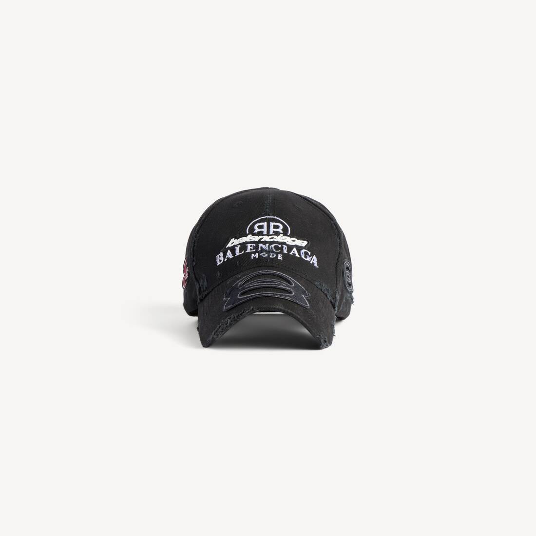 Men's Upcycled Cap in Black