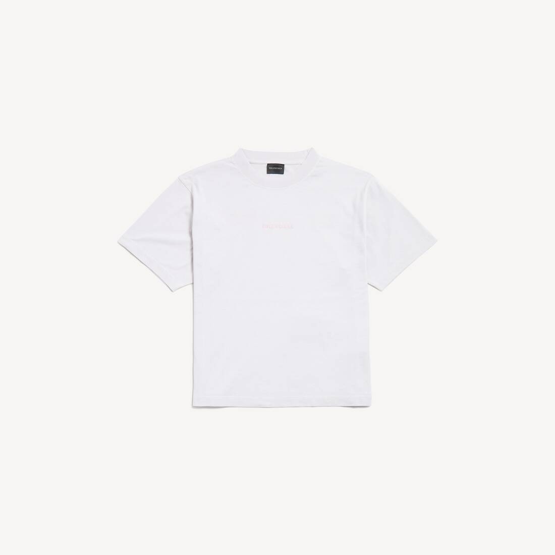 Women's Balenciaga Back T-shirt Medium Fit in Dirty White