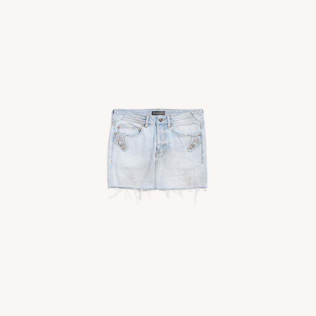 Women's City Mini Skirt in Light Blue