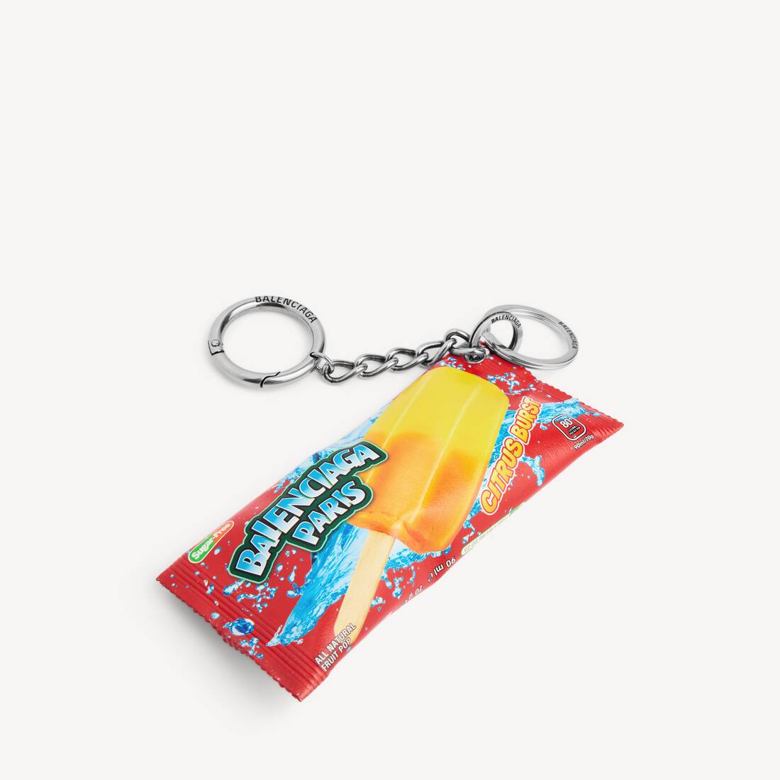 Men's Keychain/charm Snack Pouch in Red