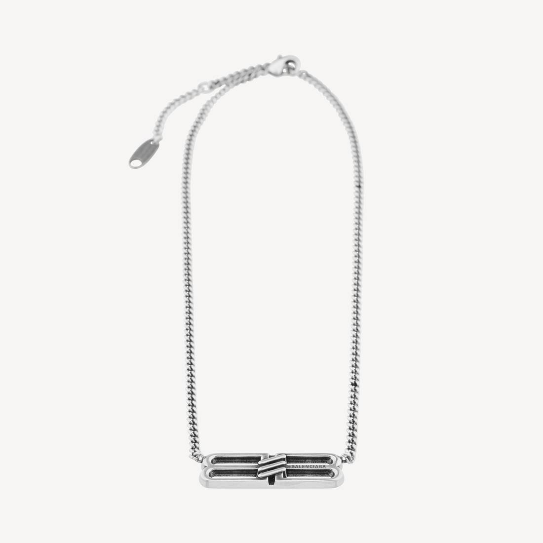 Bb Icon Necklace in Antique Silver