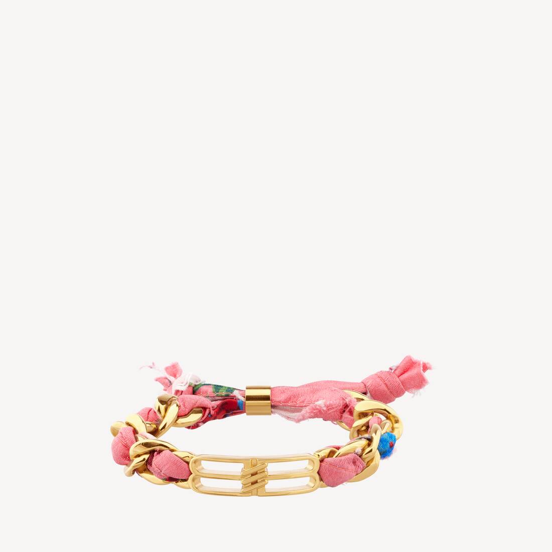 Women's Bb Icon Ribbon Bracelet in Gold/multicolor