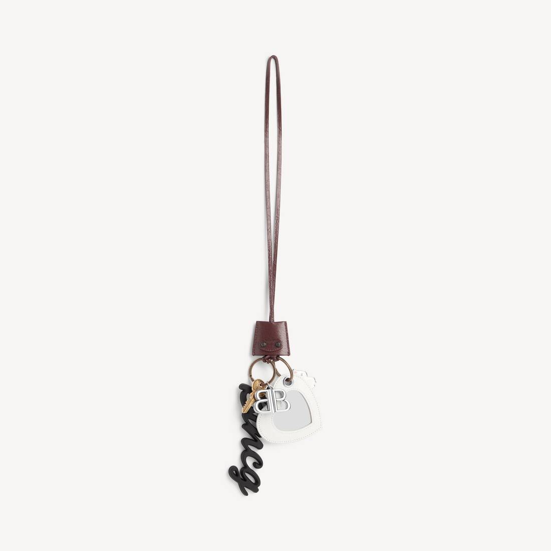 Women's Le City Charm Heart in Dark Burgundy/optic White