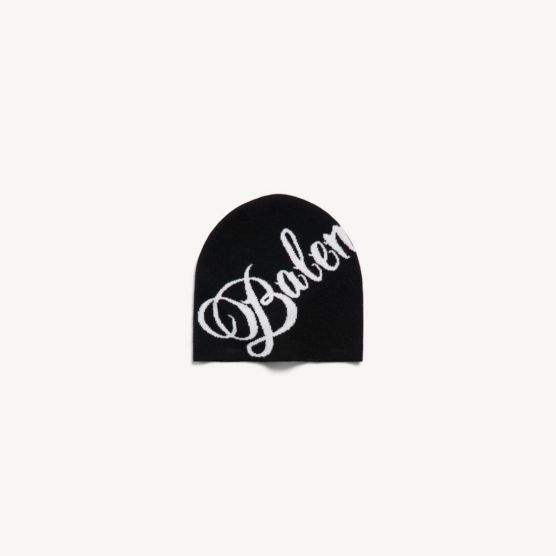 Men's Big B Beanie in Black/white