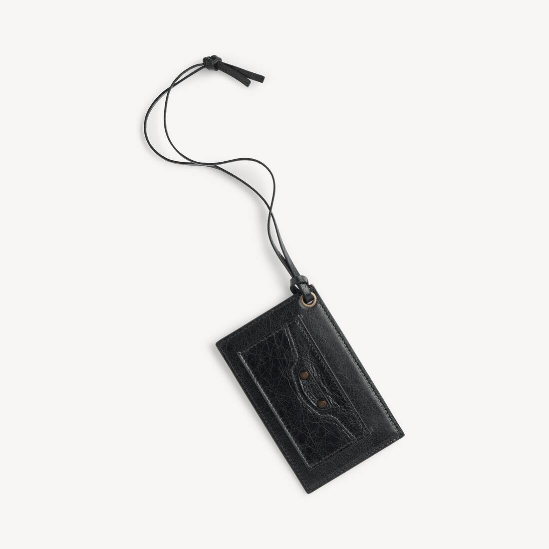 Women's Le City Charm Card Case Mirror in Black